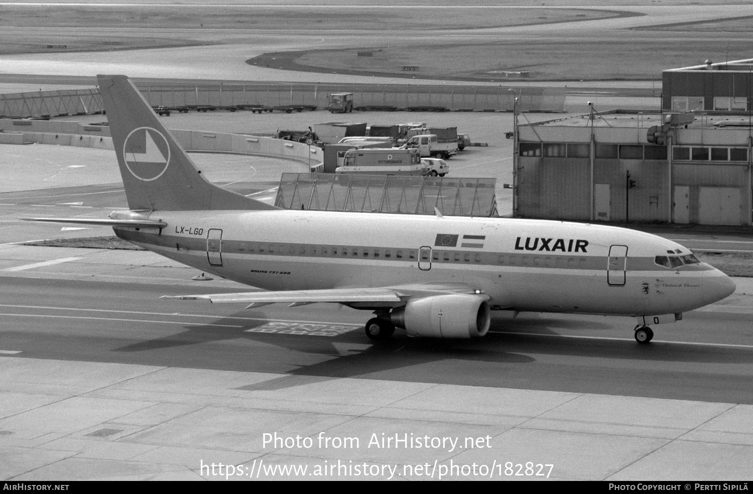 Aircraft Photo of LX-LGO | Boeing 737-5C9 | Luxair | AirHistory.net #182827