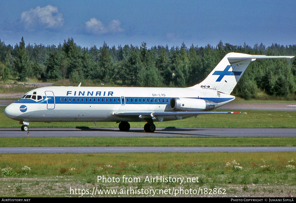 Aircraft Photo of OH-LYD | Douglas DC-9-14 | Finnair | AirHistory.net #182862