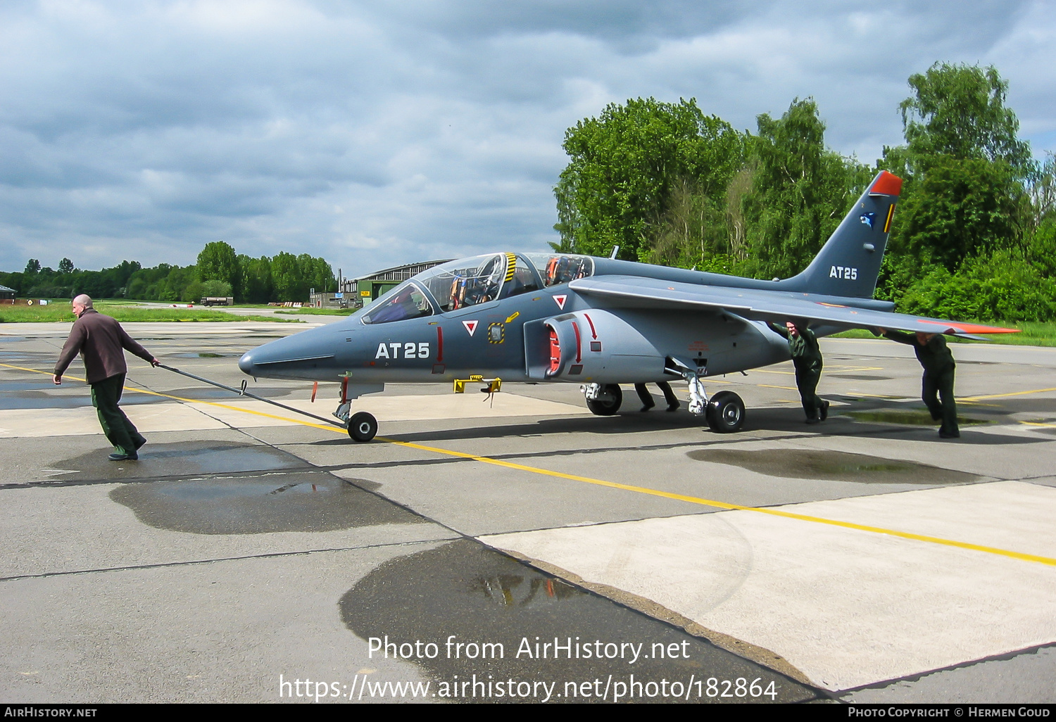 Aircraft Photo of AT25 | Dassault-Dornier Alpha Jet 1B+ | Belgium - Air Force | AirHistory.net #182864