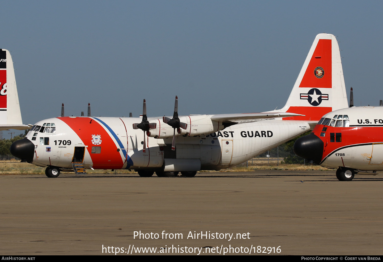 Aircraft Photo of 1709 | Lockheed HC-130H Hercules (L-382) | USA - Coast Guard | AirHistory.net #182916