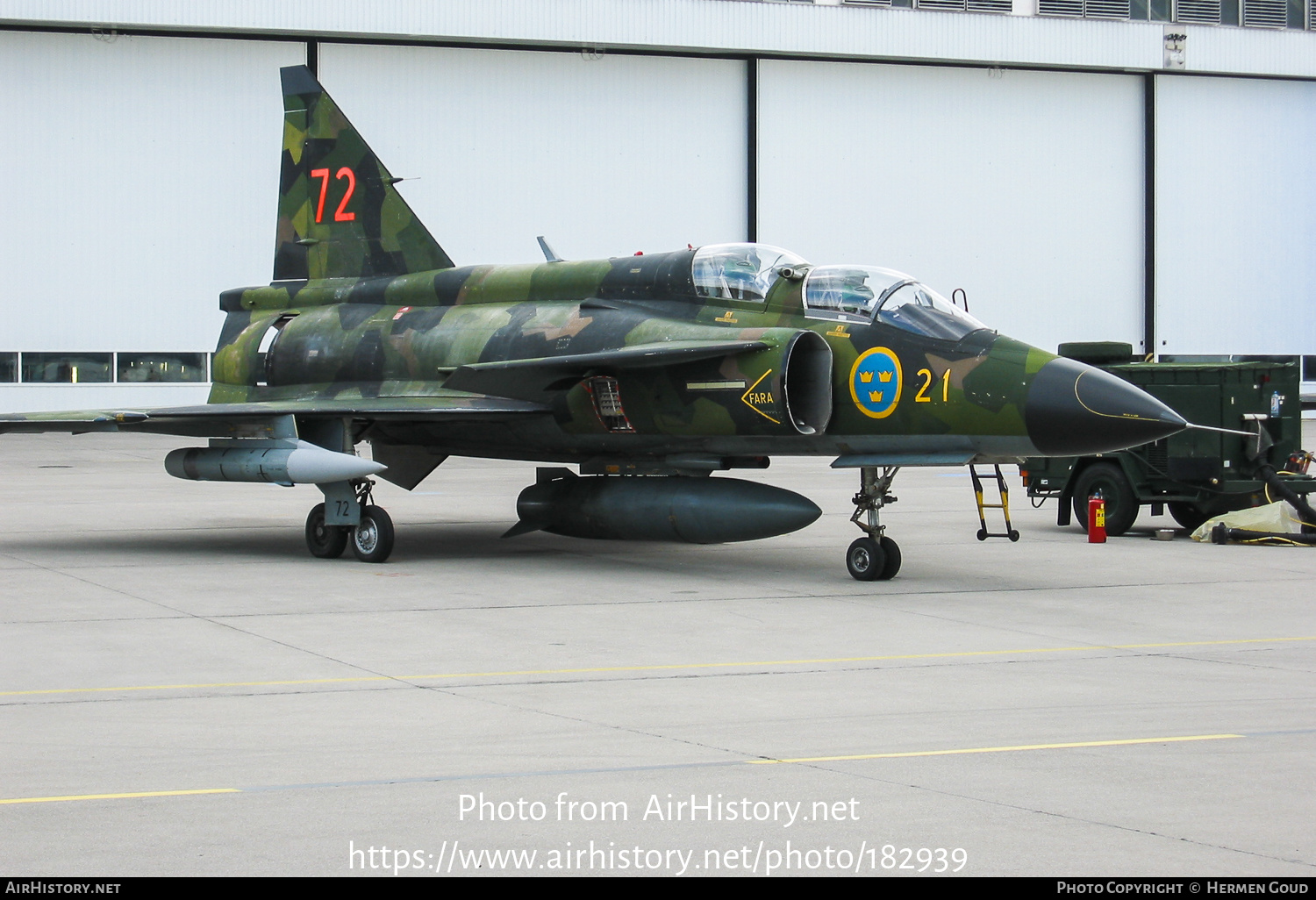 Aircraft Photo of 37809 | Saab Sk37E Viggen | Sweden - Air Force | AirHistory.net #182939