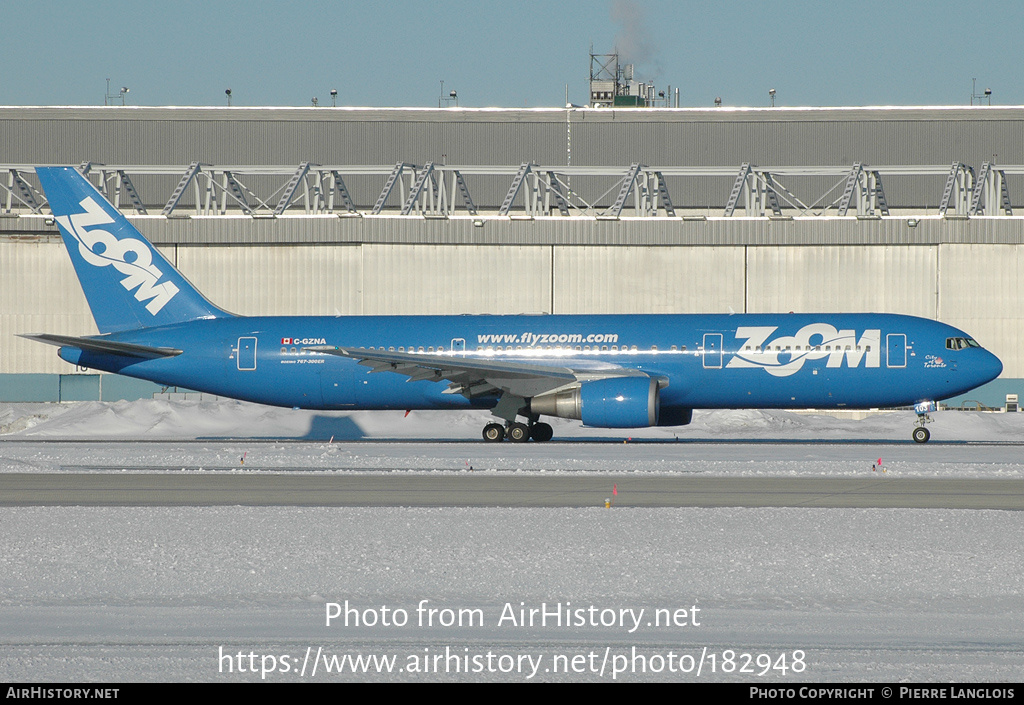 Aircraft Photo of C-GZNA | Boeing 767-306/ER | Zoom Airlines | AirHistory.net #182948