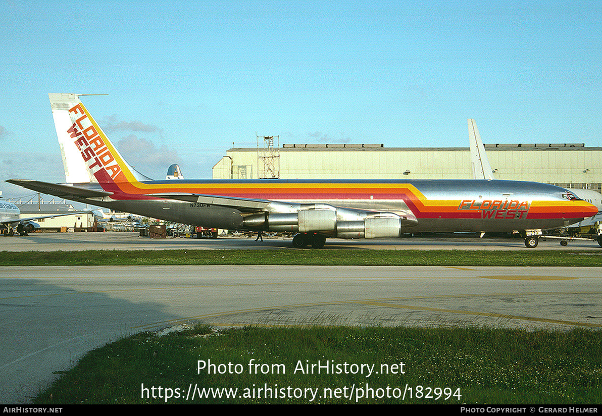 Aircraft Photo of N730FW | Boeing 707-331C | Florida West Airlines | AirHistory.net #182994