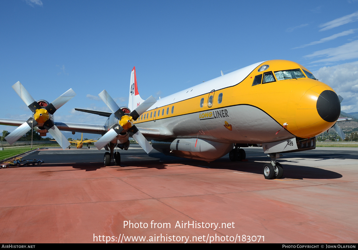 Aircraft Photo of C-FVFH | Lockheed L-188A(AT) Electra | Air Spray | AirHistory.net #183071