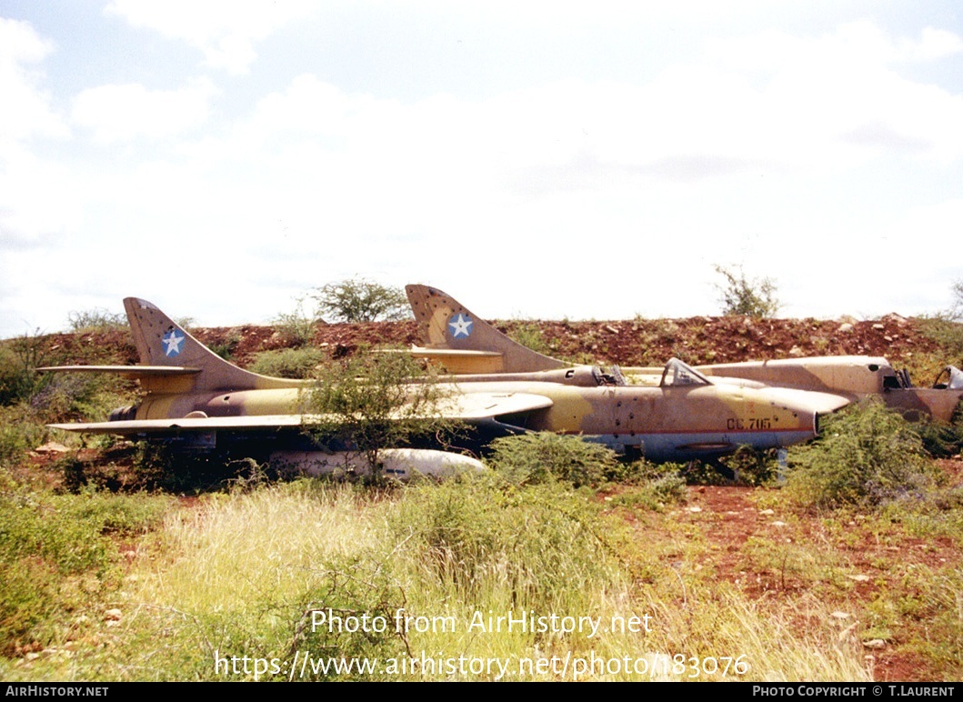 Aircraft Photo of CC705 | Hawker Hunter FGA76 | Somalia - Air Force | AirHistory.net #183076