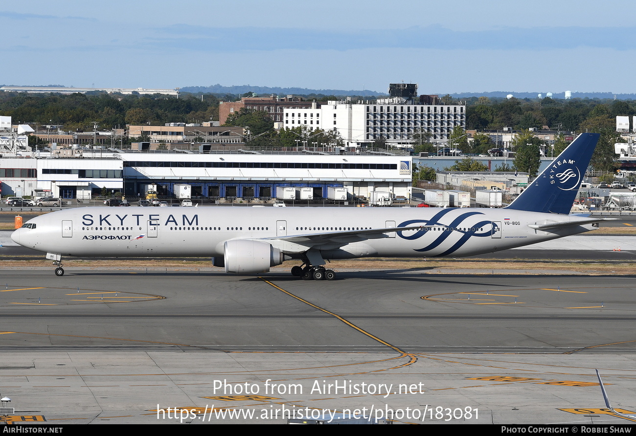 Aircraft Photo of VQ-BQG | Boeing 777-3M0/ER | Aeroflot - Russian Airlines | AirHistory.net #183081