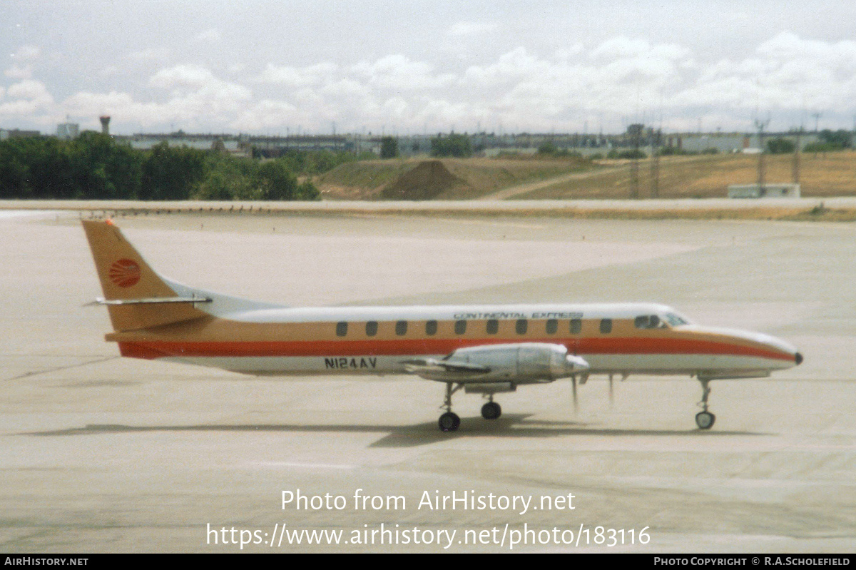 Aircraft Photo of N124AV | Swearingen SA-226TC Metro II | Continental Express | AirHistory.net #183116