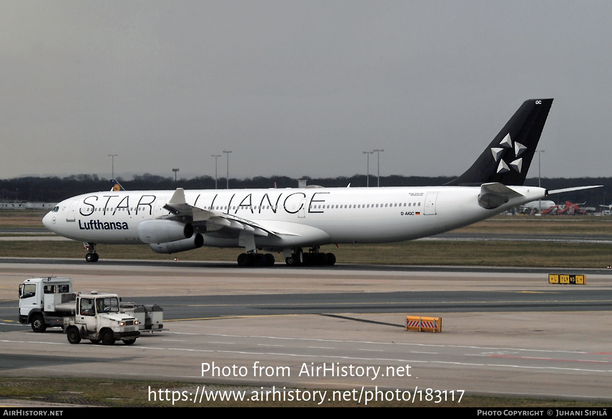 Aircraft Photo of D-AIGC | Airbus A340-311 | Lufthansa | AirHistory.net #183117