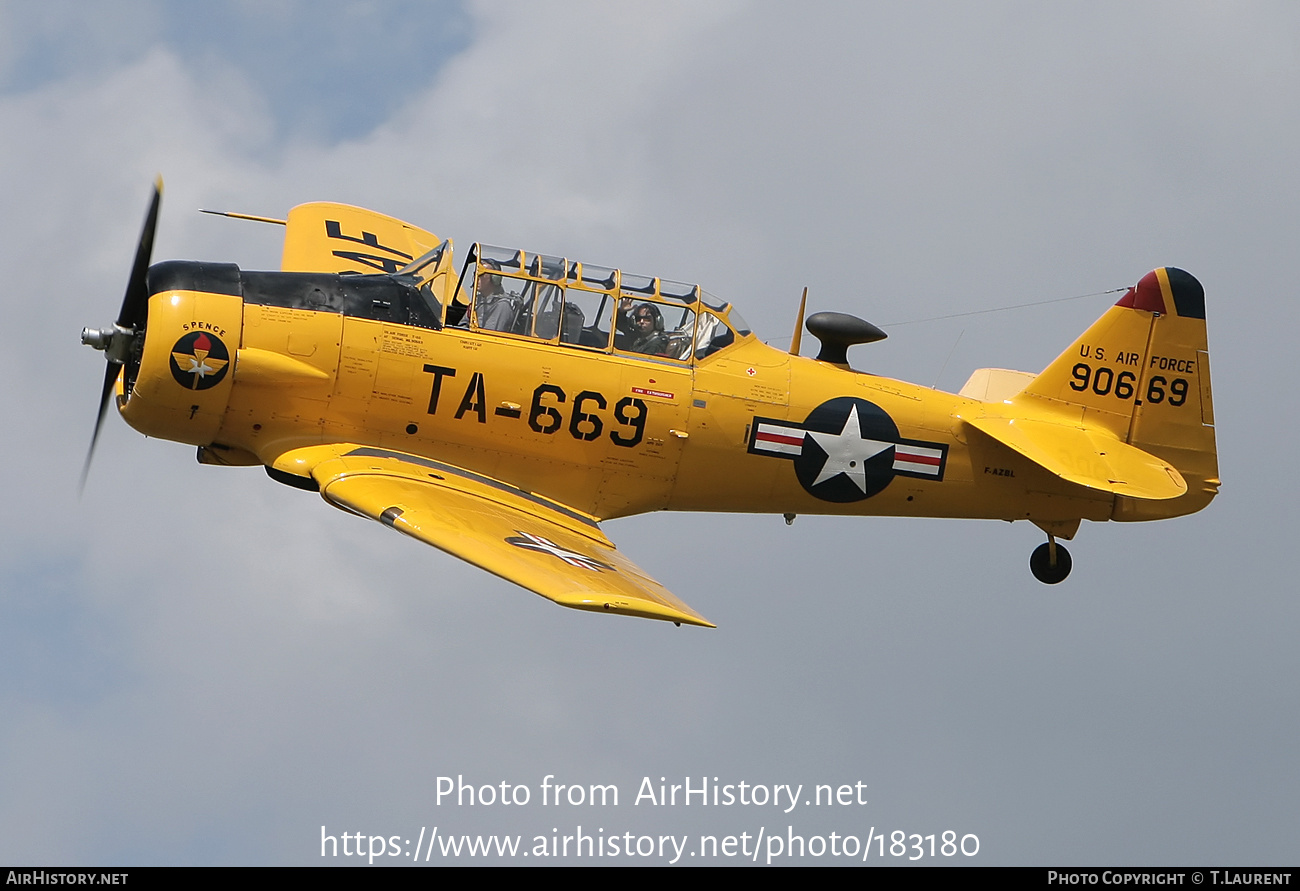 Aircraft Photo of F-AZBL / 90669 | North American SNJ-5 Texan | USA - Air Force | AirHistory.net #183180