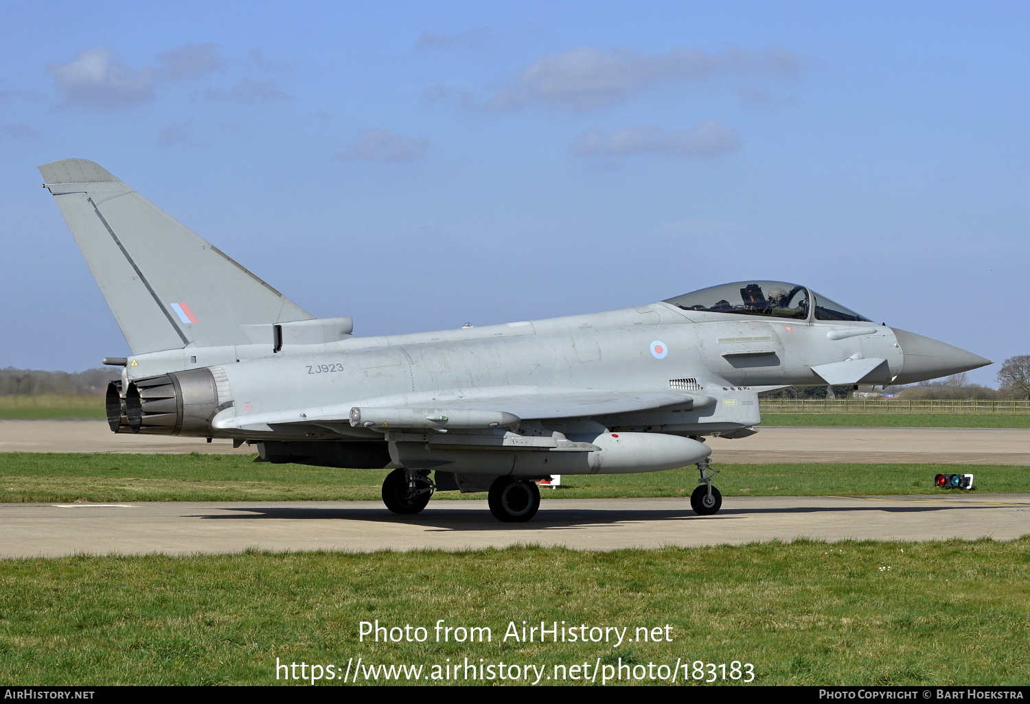 Aircraft Photo of ZJ923 | Eurofighter EF-2000 Typhoon FGR4 | UK - Air Force | AirHistory.net #183183