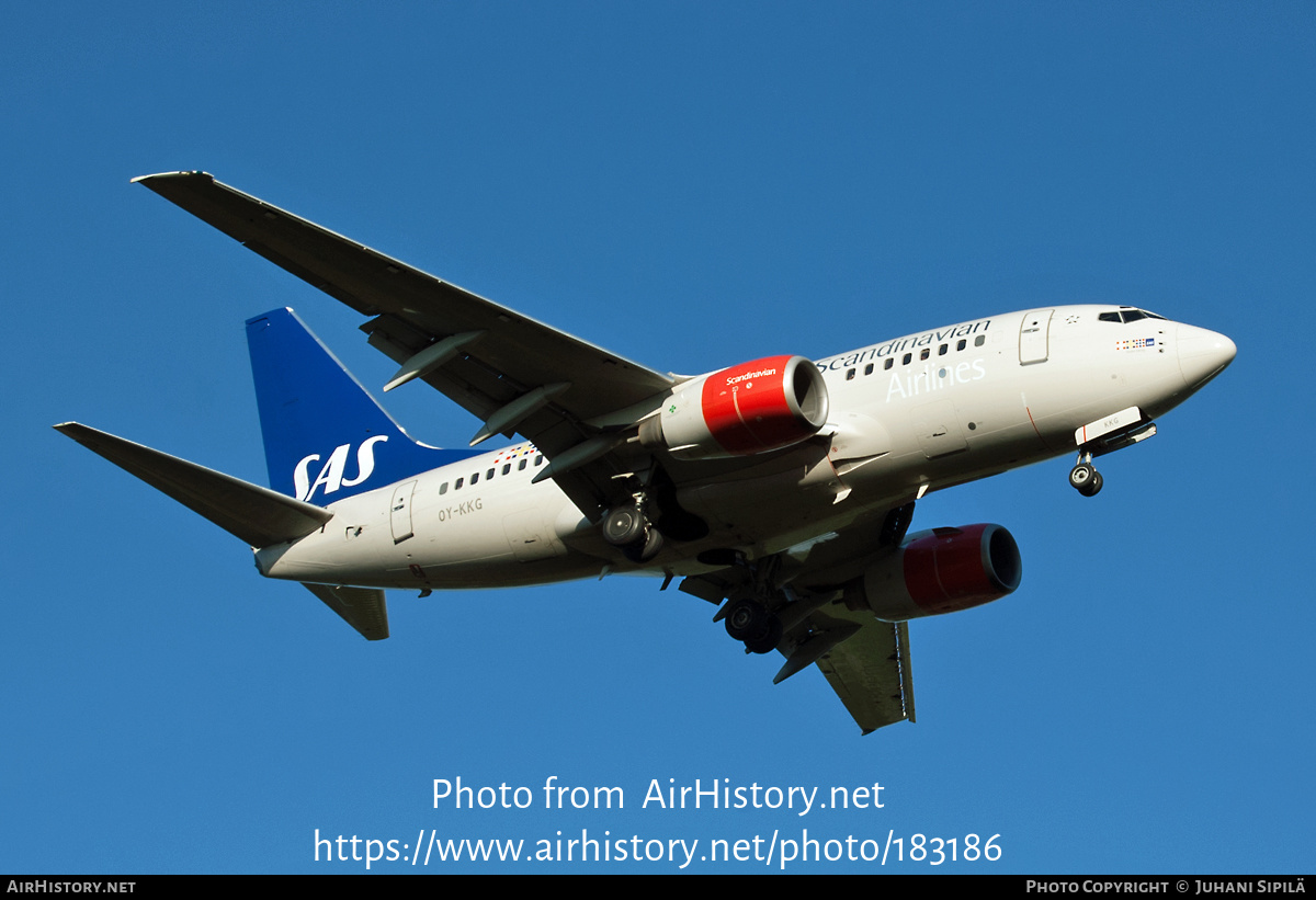 Aircraft Photo of OY-KKG | Boeing 737-683 | Scandinavian Airlines - SAS | AirHistory.net #183186