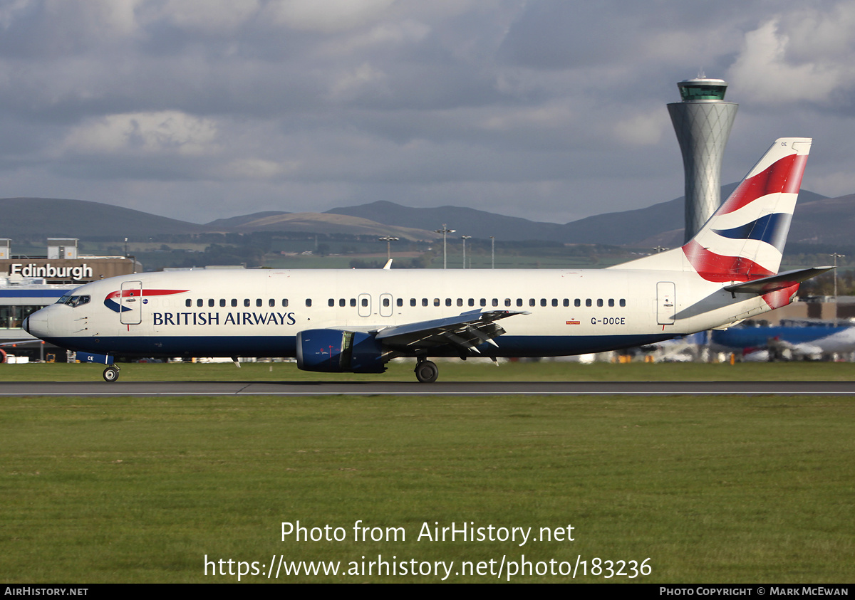 Aircraft Photo of G-DOCE | Boeing 737-436 | British Airways | AirHistory.net #183236