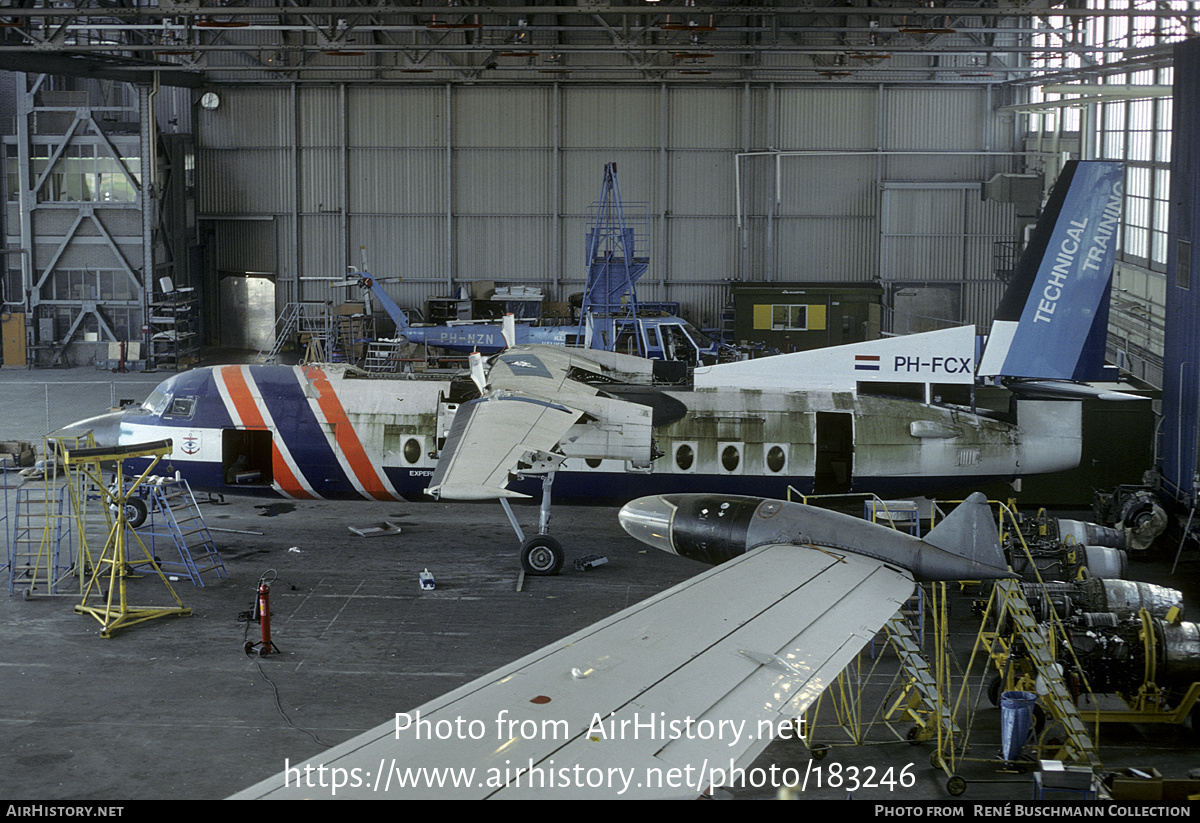 Aircraft Photo of PH-FCX | Fokker F27-100MAR Maritime | KLM Technical Training | AirHistory.net #183246