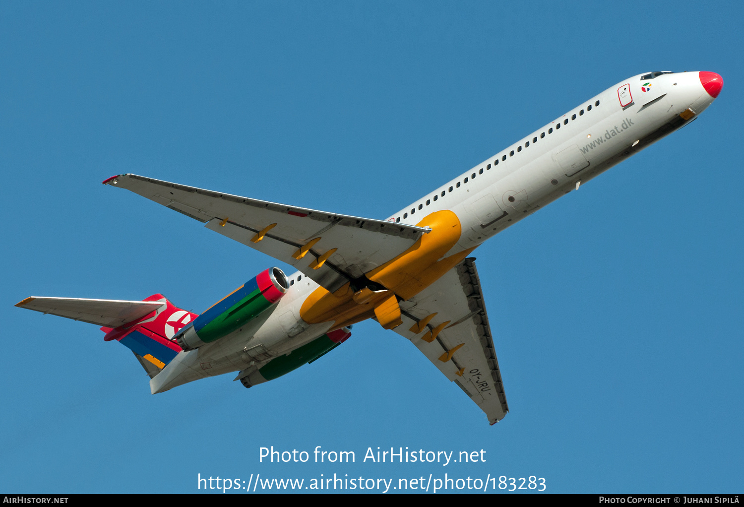 Aircraft Photo of OY-JRU | McDonnell Douglas MD-87 (DC-9-87) | Danish Air Transport - DAT | AirHistory.net #183283