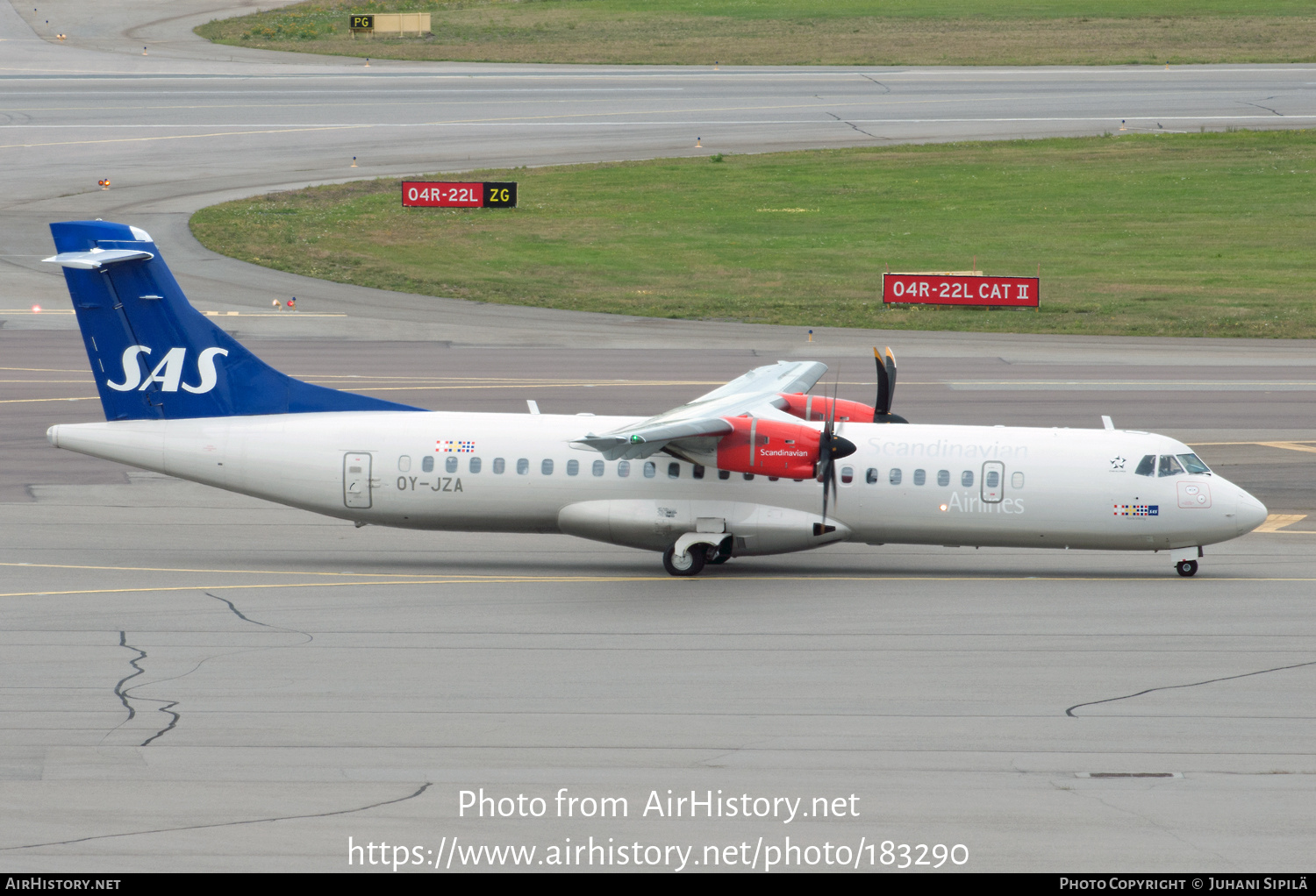 Aircraft Photo of OY-JZA | ATR ATR-72-600 (ATR-72-212A) | Scandinavian Airlines - SAS | AirHistory.net #183290