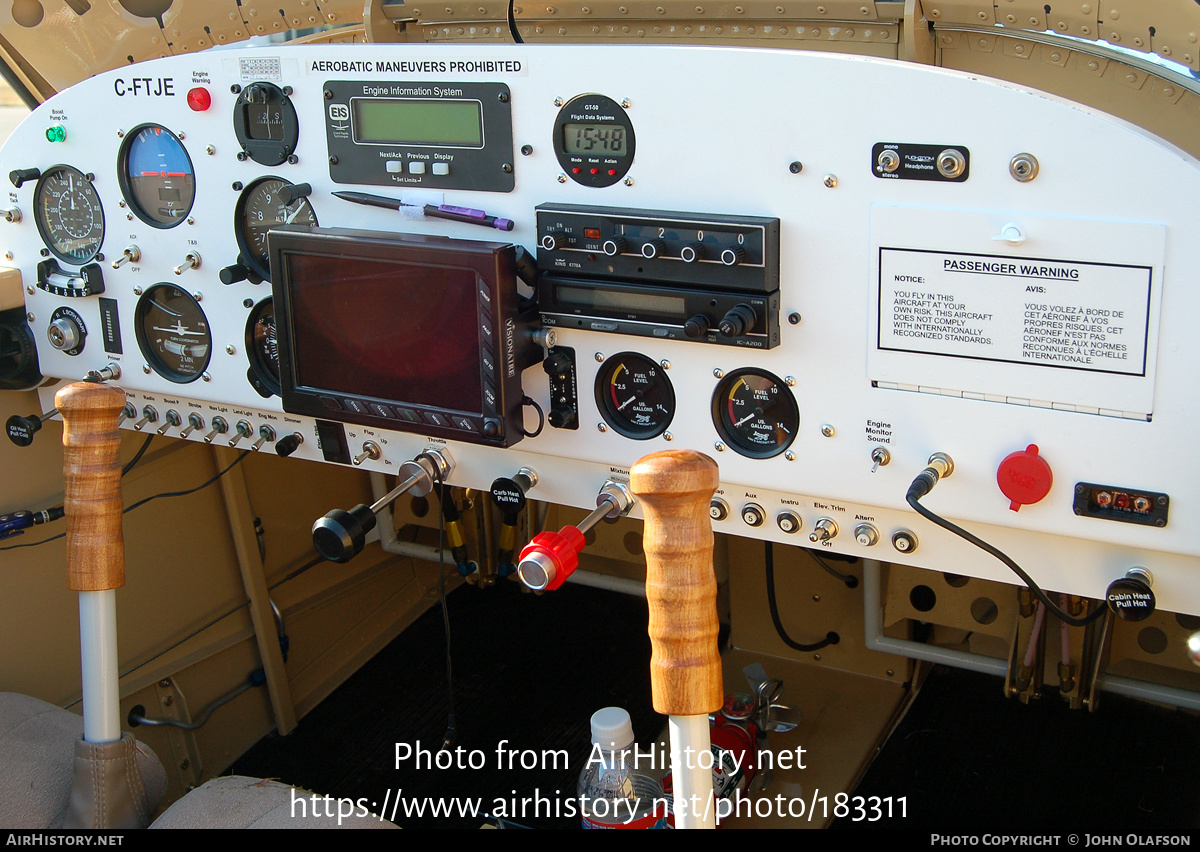 Aircraft Photo of C-FTJE | Van's RV-9 | AirHistory.net #183311