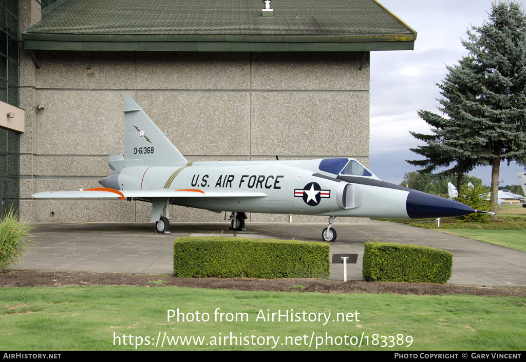 Aircraft Photo of 56-1368 / 0-61368 | Convair F-102A Delta Dagger | USA - Air Force | AirHistory.net #183389