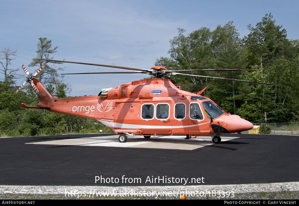 Aircraft Photo of C-GYNG | AgustaWestland AW-139 | Ornge Ambulance | AirHistory.net #183393