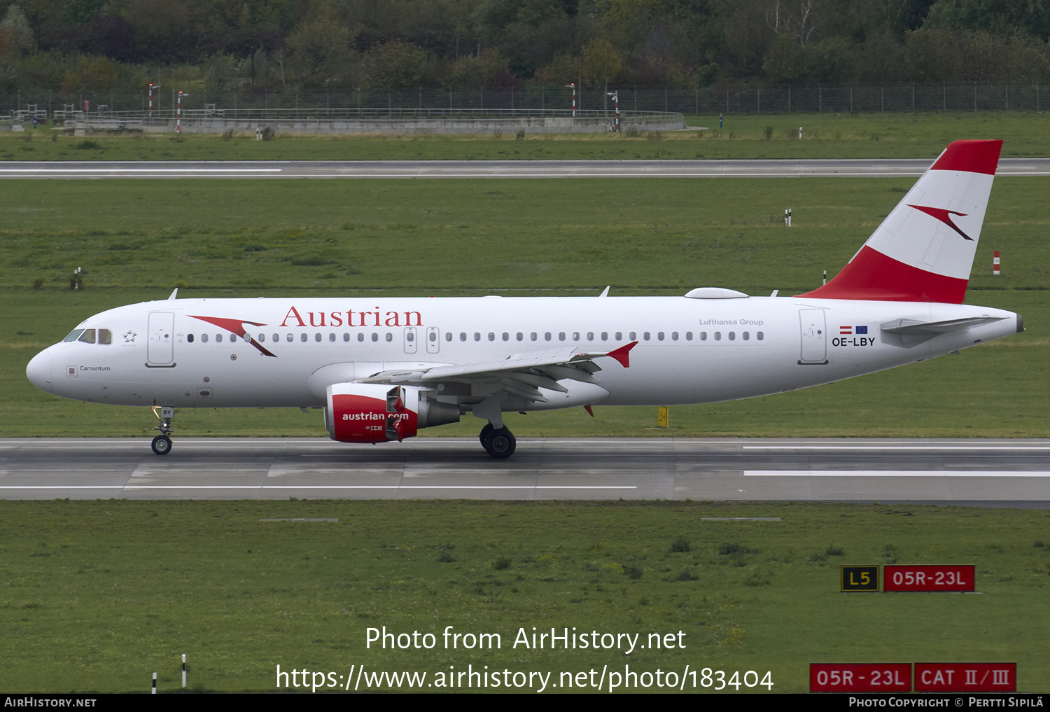 Aircraft Photo of OE-LBY | Airbus A320-214 | Austrian Airlines | AirHistory.net #183404