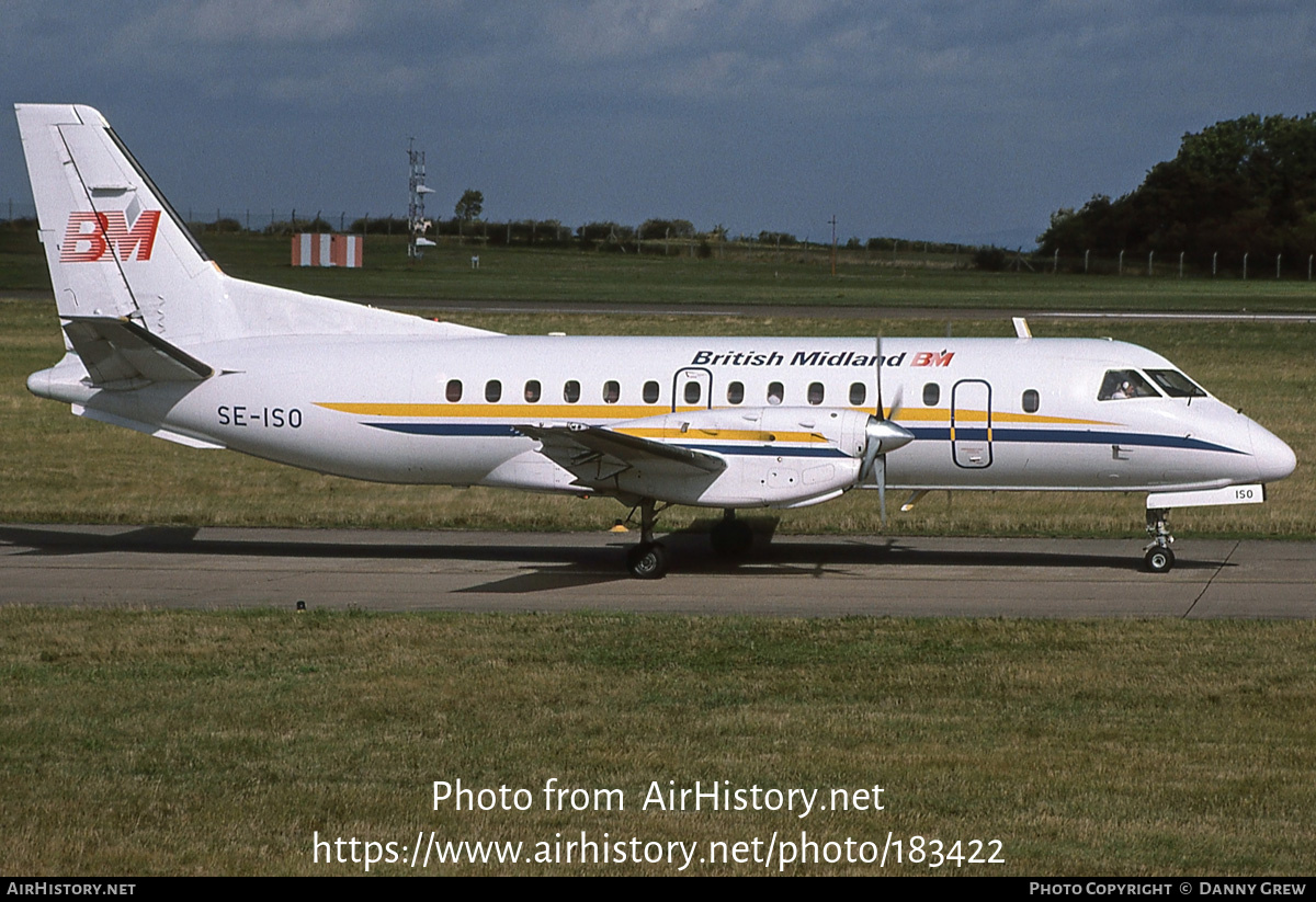 Aircraft Photo of SE-ISO | Saab-Fairchild SF-340A | British Midland Airways - BMA | AirHistory.net #183422