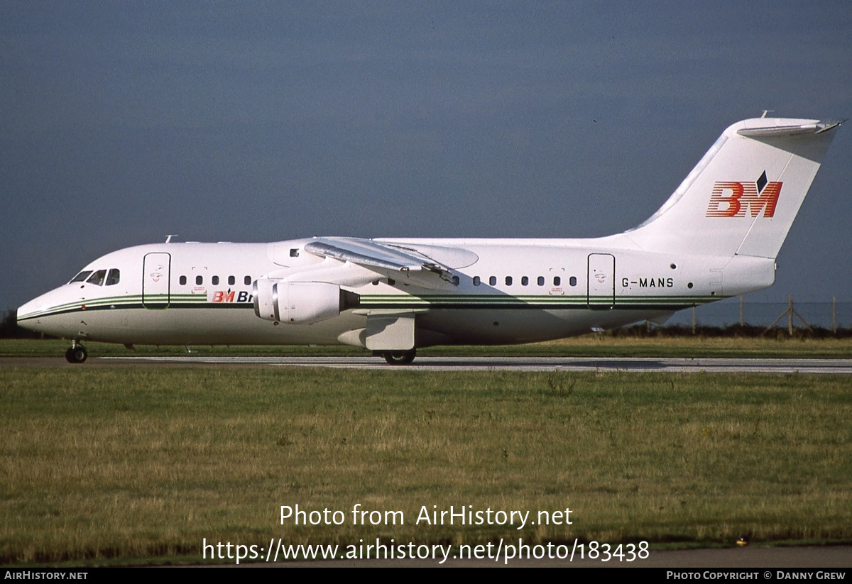 Aircraft Photo of G-MANS | British Aerospace BAe-146-200 | British Midland Airways - BMA | AirHistory.net #183438