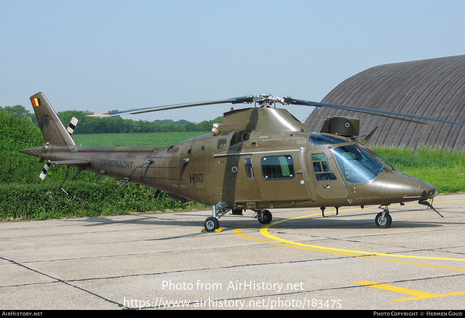 Aircraft Photo of H10 | Agusta A-109BA | Belgium - Army | AirHistory.net #183475