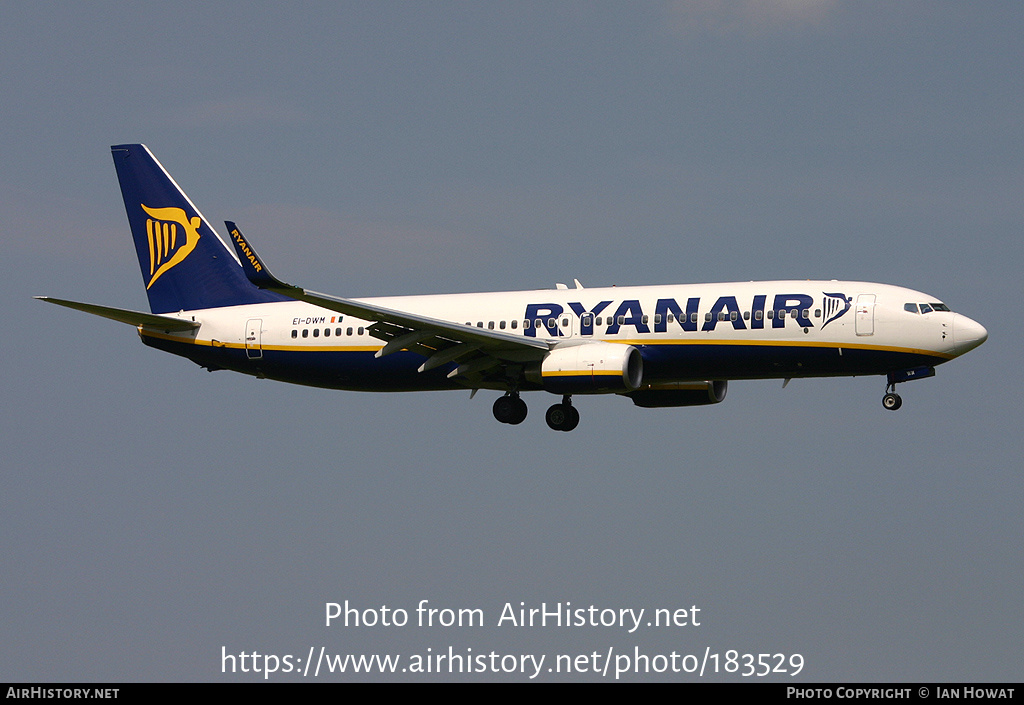 Aircraft Photo of EI-DWM | Boeing 737-8AS | Ryanair | AirHistory.net #183529