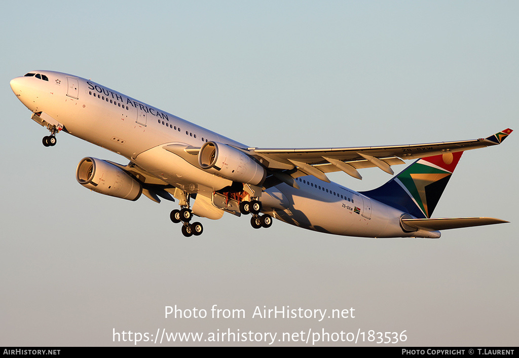 Aircraft Photo of ZS-SXW | Airbus A330-243 | South African Airways | AirHistory.net #183536