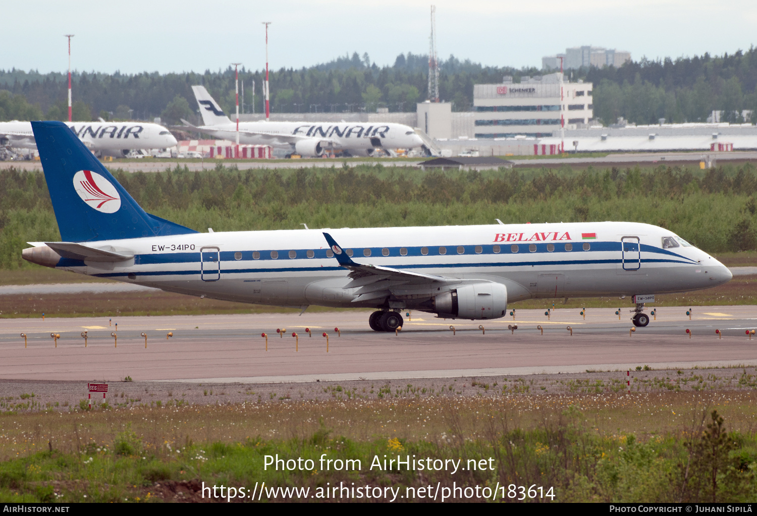 Aircraft Photo of EW-341PO | Embraer 175LR (ERJ-170-200LR) | Belavia | AirHistory.net #183614