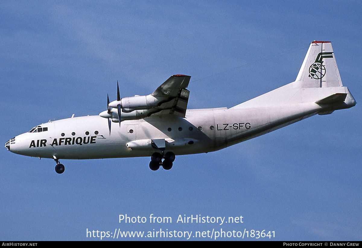 Aircraft Photo of LZ-SFG | Antonov An-12BP | Air Afrique | AirHistory.net #183641