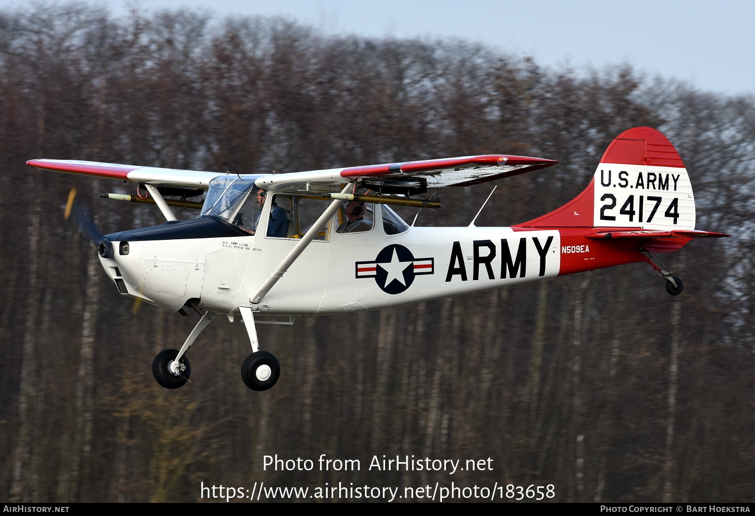 Aircraft Photo of N509EA / 24174 | Cessna L-19A/IT Bird Dog | USA - Army | AirHistory.net #183658