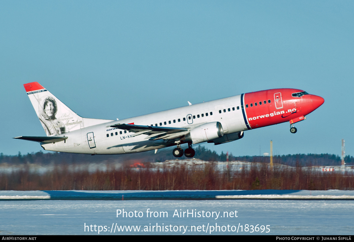 Aircraft Photo of LN-KKL | Boeing 737-36N | Norwegian | AirHistory.net #183695