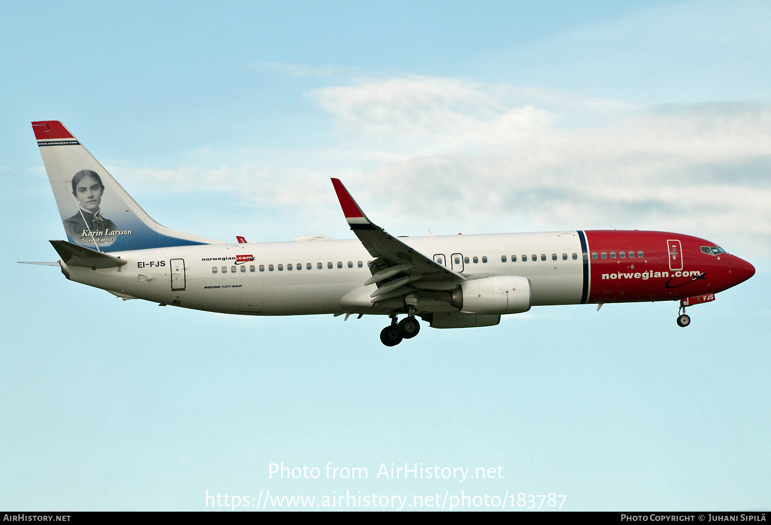 Aircraft Photo of EI-FJS | Boeing 737-8JP | Norwegian | AirHistory.net #183787