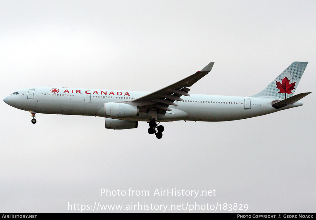 Aircraft Photo of C-GFAJ | Airbus A330-343 | Air Canada | AirHistory.net #183829