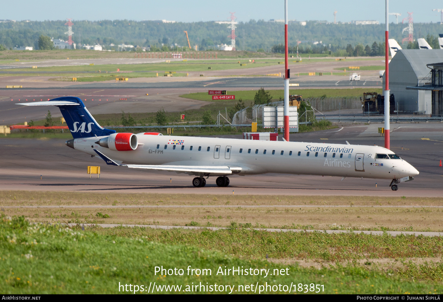 Aircraft Photo of EI-FPM | Bombardier CRJ-900LR (CL-600-2D24) | Scandinavian Airlines - SAS | AirHistory.net #183851