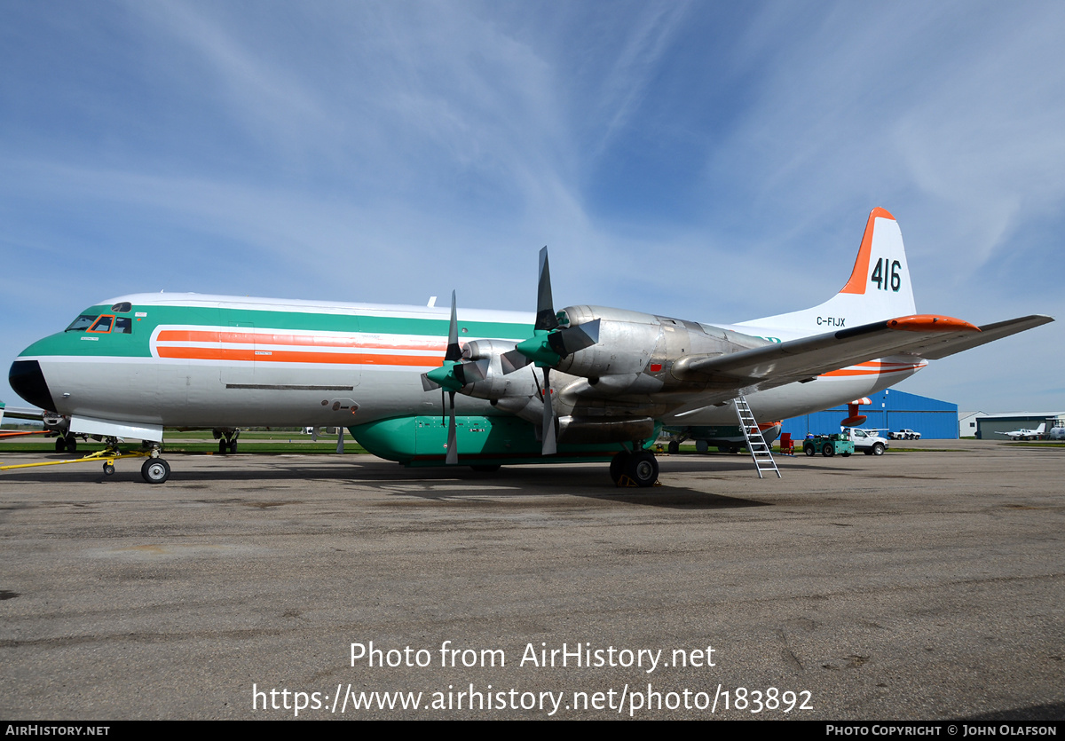 Aircraft Photo of C-FIJX | Lockheed L-188C(AT) Electra | Buffalo Airways | AirHistory.net #183892