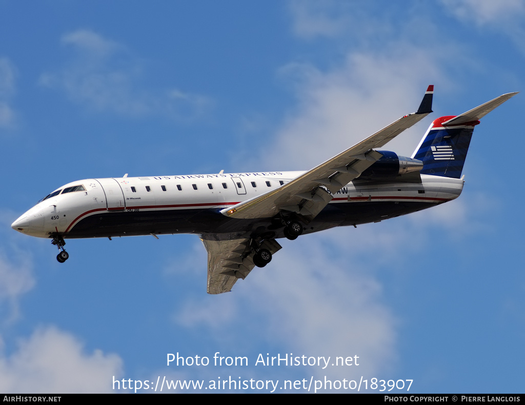 Aircraft Photo of N450AW | Bombardier CRJ-200LR (CL-600-2B19) | US Airways Express | AirHistory.net #183907