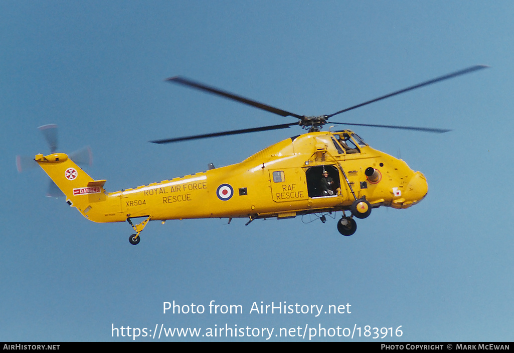 Aircraft Photo of XR504 | Westland WS-58 Wessex HC.2 | UK - Air Force | AirHistory.net #183916