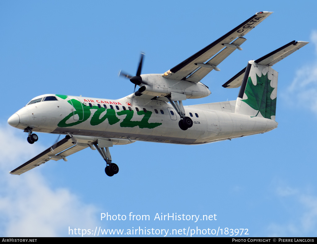 Aircraft Photo of C-GLTA | De Havilland Canada DHC-8-301 Dash 8 | Air Canada Jazz | AirHistory.net #183972