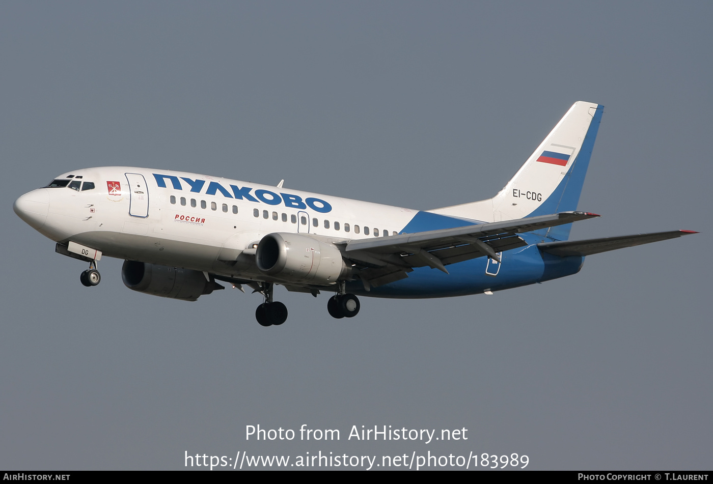 Aircraft Photo of EI-CDG | Boeing 737-548 | Pulkovo Airlines | AirHistory.net #183989