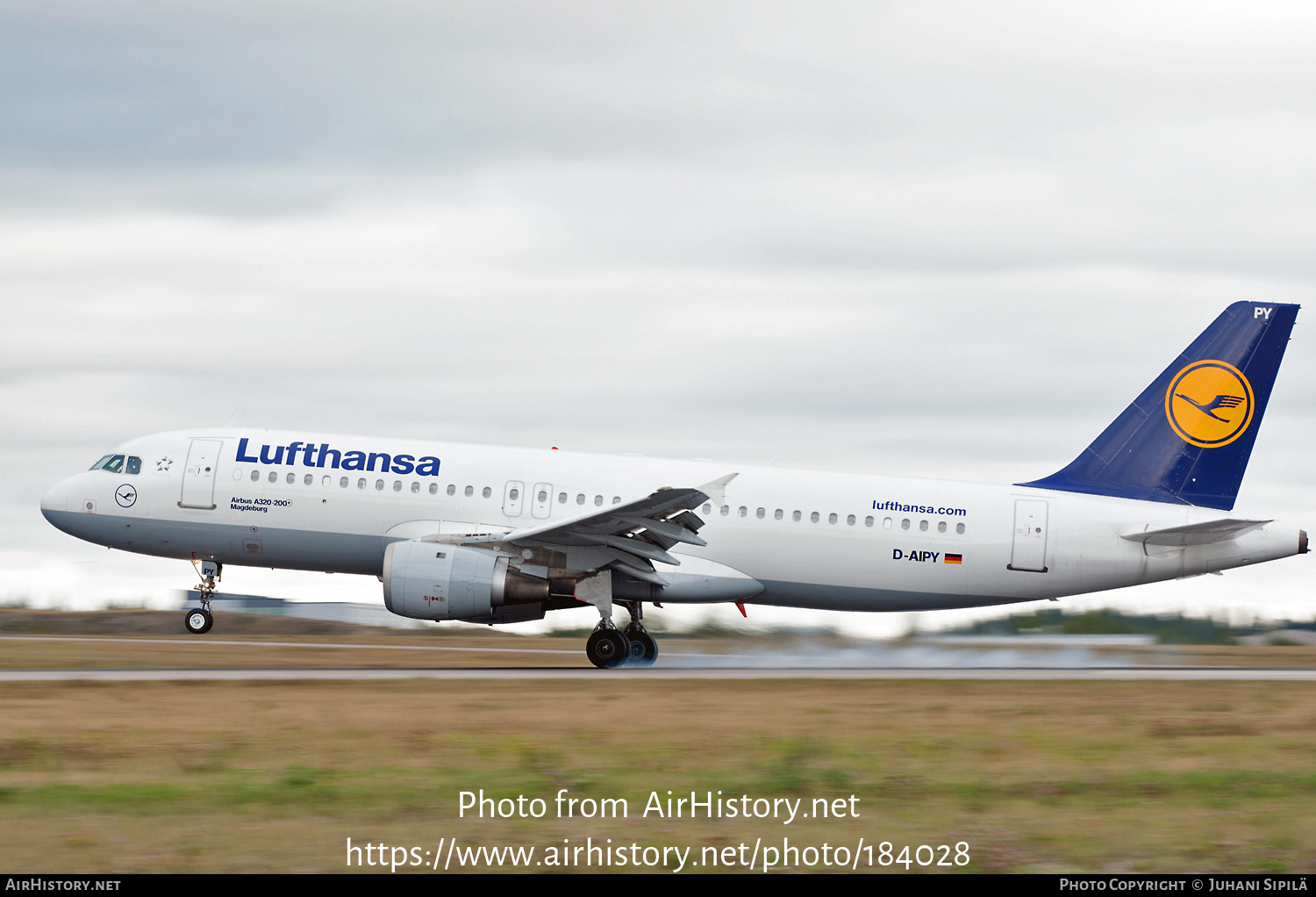 Aircraft Photo of D-AIPY | Airbus A320-211 | Lufthansa | AirHistory.net #184028