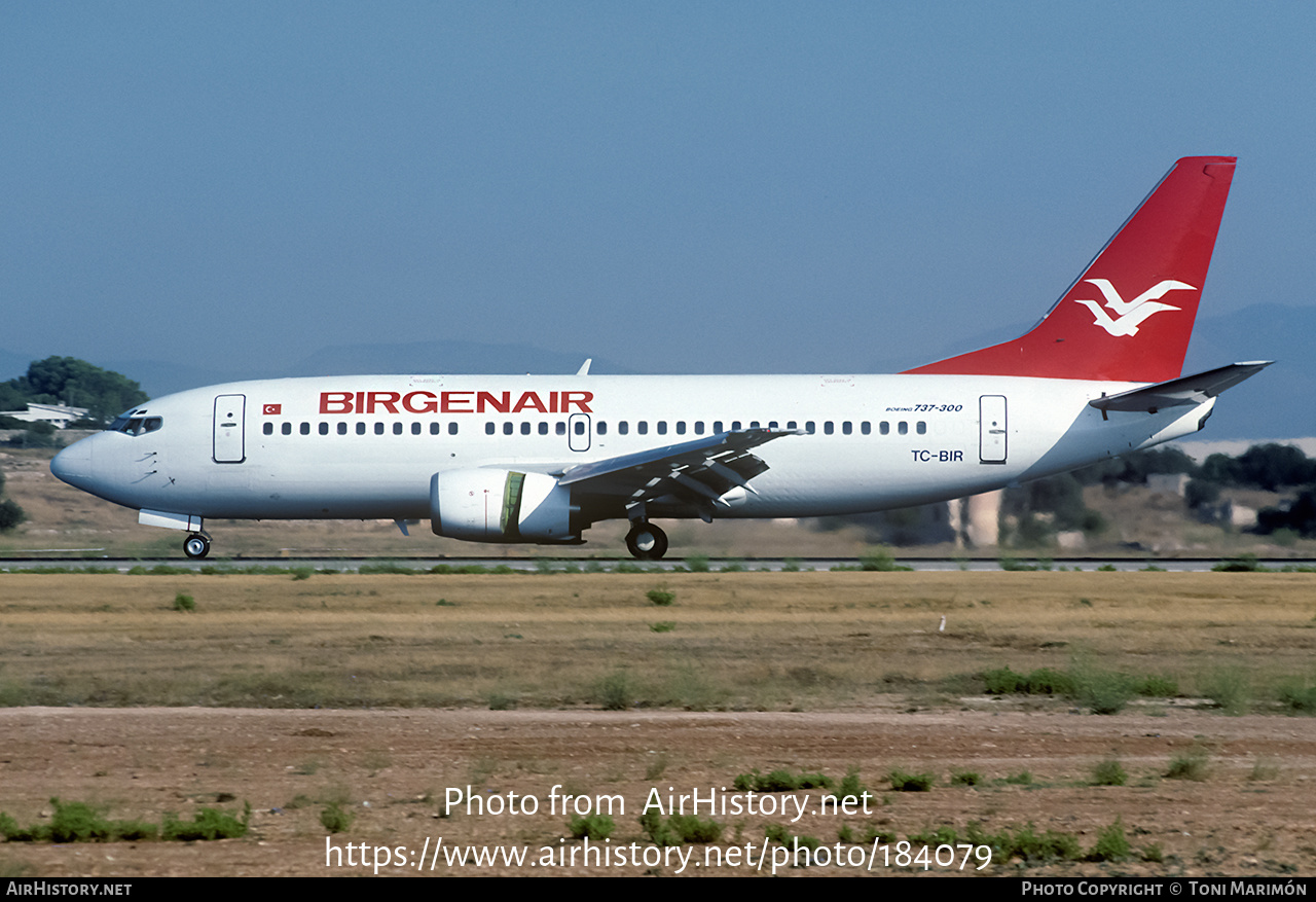 Aircraft Photo of TC-BIR | Boeing 737-3M8 | Birgenair | AirHistory.net #184079