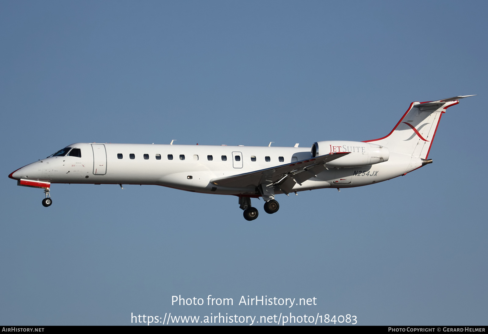 Aircraft Photo of N254JX | Embraer ERJ-135LR (EMB-135LR) | JetSuiteX - JSX | AirHistory.net #184083