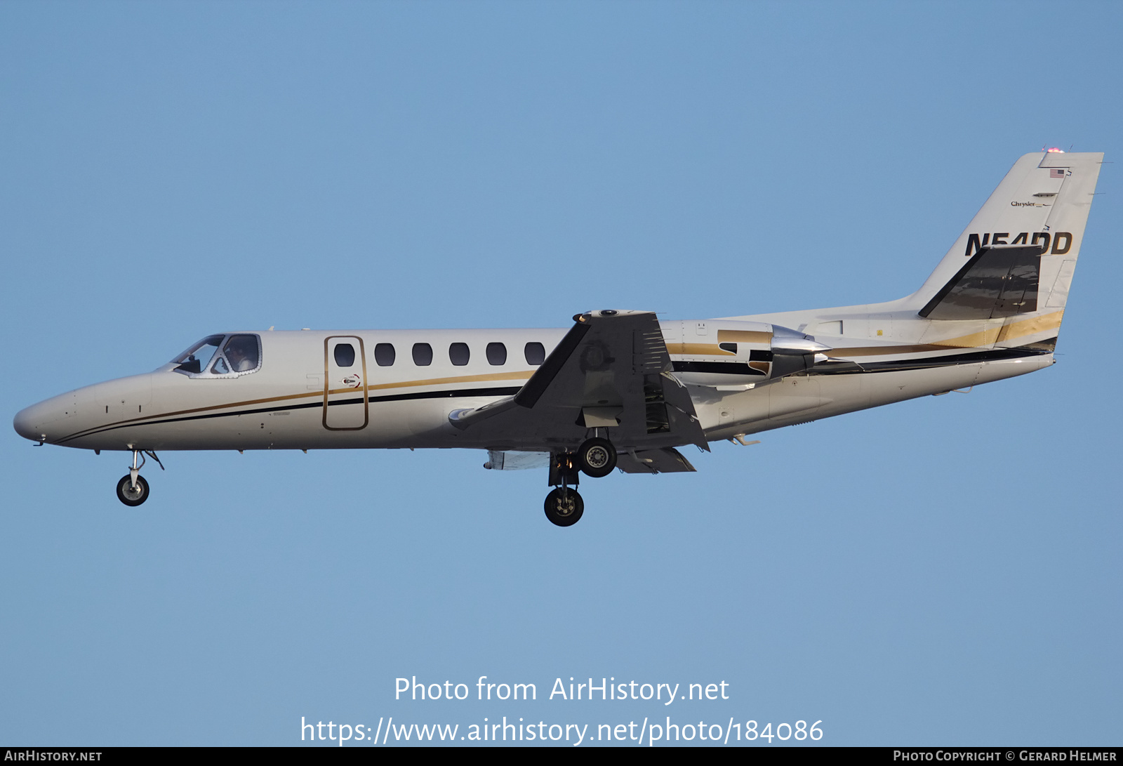 Aircraft Photo of N54DD | Cessna 560 Citation V | AirHistory.net #184086