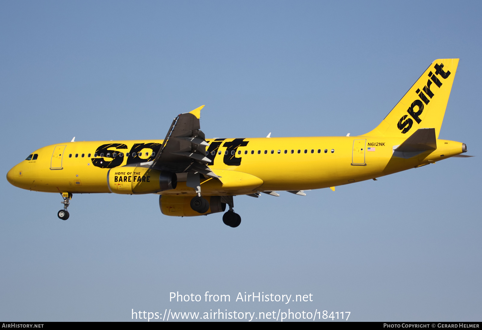 Aircraft Photo of N612NK | Airbus A320-232 | Spirit Airlines | AirHistory.net #184117