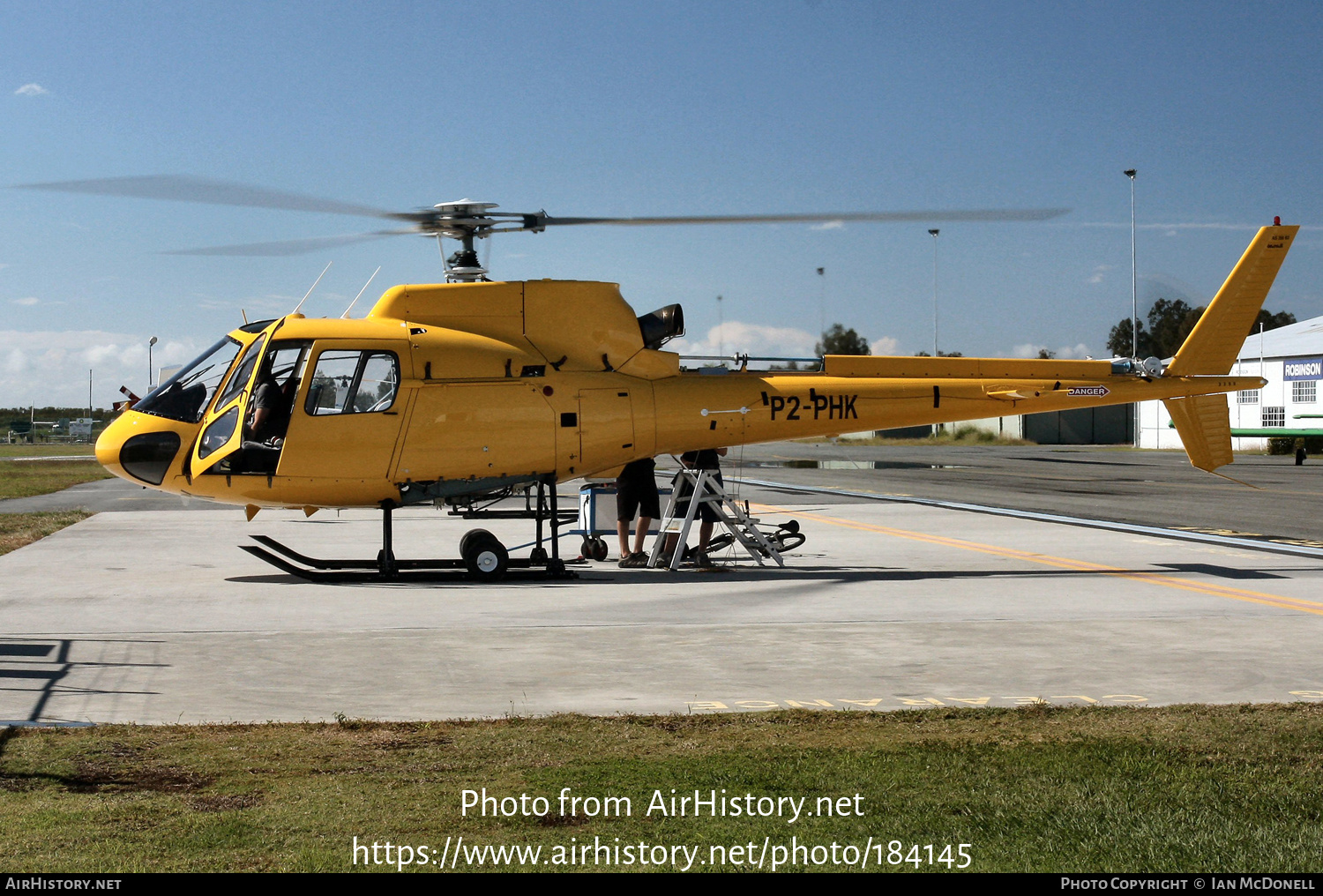 Aircraft Photo of P2-PHK | Eurocopter AS-350B-2 Ecureuil | AirHistory.net #184145