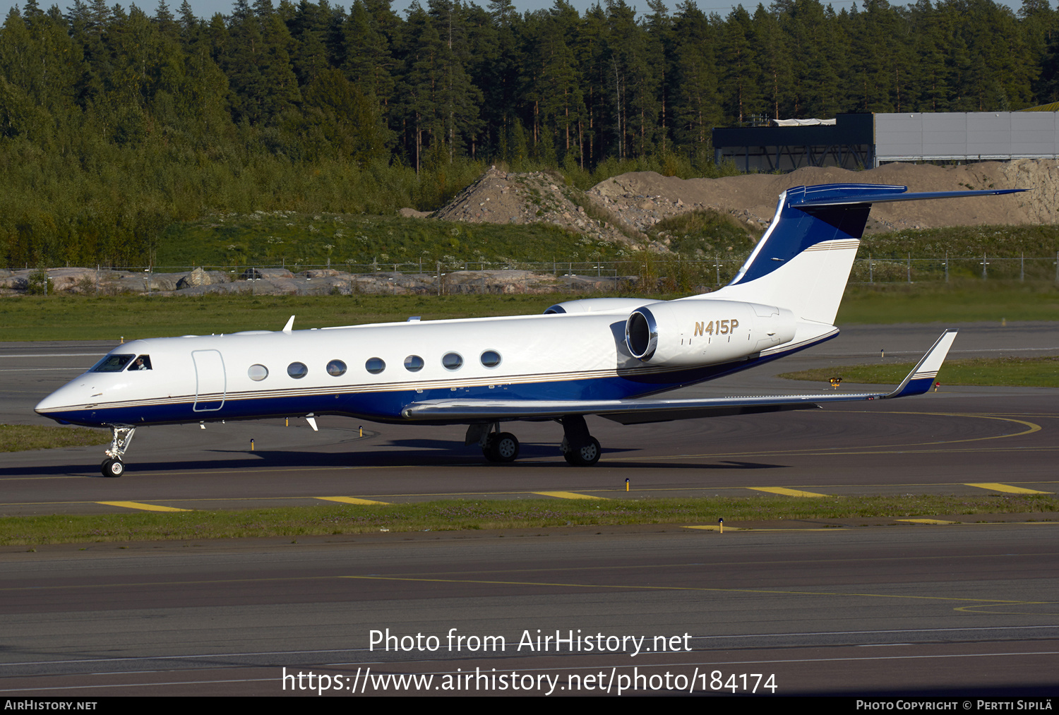 Aircraft Photo of N415P | Gulfstream Aerospace G-V-SP Gulfstream G550 | AirHistory.net #184174