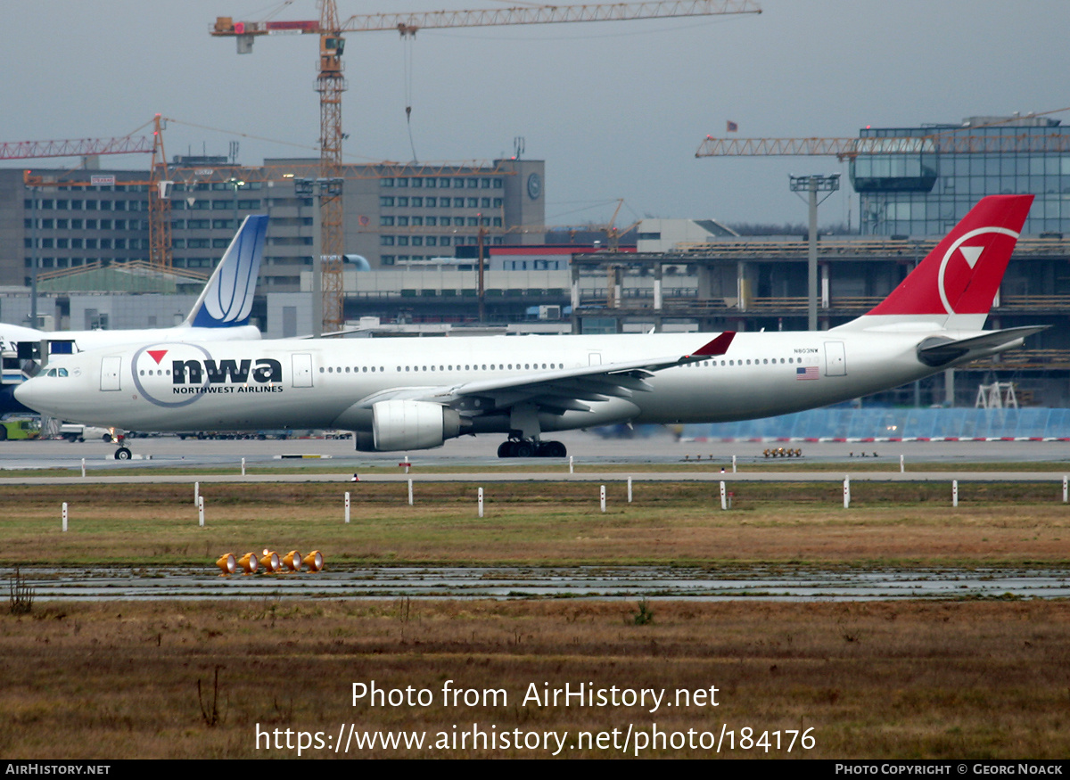 Aircraft Photo of N803NW | Airbus A330-323 | Northwest Airlines | AirHistory.net #184176