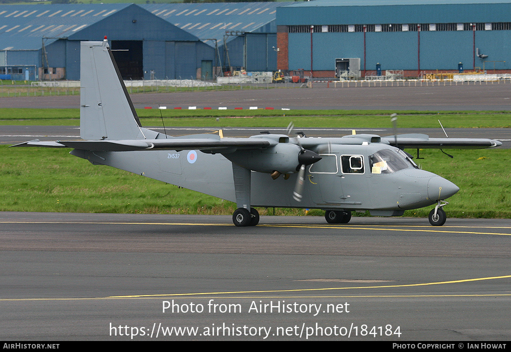 Aircraft Photo of ZH537 | Pilatus Britten-Norman BN-2T Islander CC2B | UK - Air Force | AirHistory.net #184184