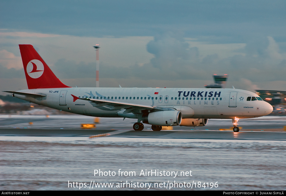 Aircraft Photo of TC-JPE | Airbus A320-232 | Turkish Airlines | AirHistory.net #184196